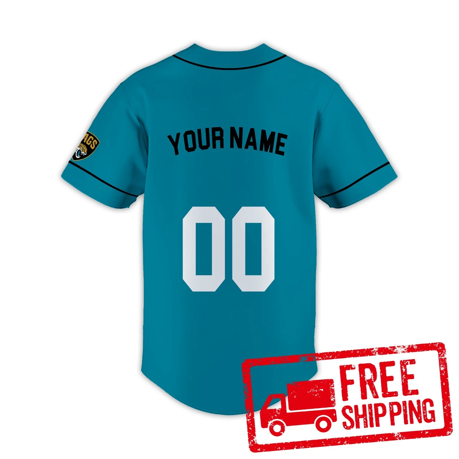 Custom Personalized, Jaguarss Team Jacksonville Baseball Jersey