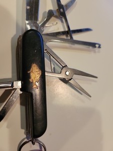 Swiss Army Type Camping Knife 10 Fuction Multi-Tool w/ Fish
