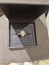 Engagement Ring Vera Wang 18ct White Gold Cluster 0.70ct Diamond