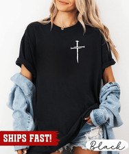 Cross T-Shirt, Faith Cross Shirt, Christian Gift, Faith Gift, Christian Shirts,