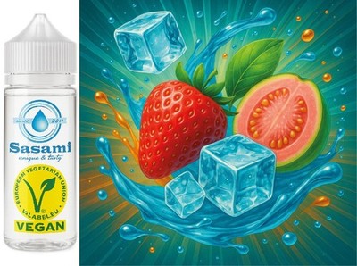 Frozen Pink Guava - Guave Erdbeere Ice Aroma Konzentrat - Vegan - Sasami - 100ml