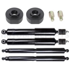 For 2000-2004 Ford F-250 Super Duty 2" Front Leveling Lift Kit & Shock Struts