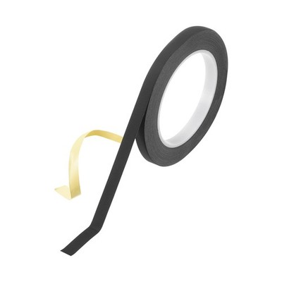 Acetate Cloth Cloth Adhesive Tape 0.3in x 98ft Black Electrical Tape