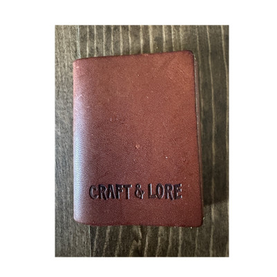 Craft & Lore Creasy Cash Wallet - Horween Dublin English Tan - USA Made