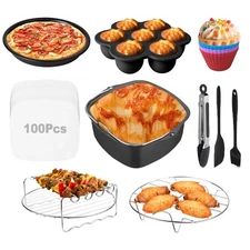 Air Fryer Accessories for Cosori, 10 Piece Square Accessories for COSORI 5.8 ...