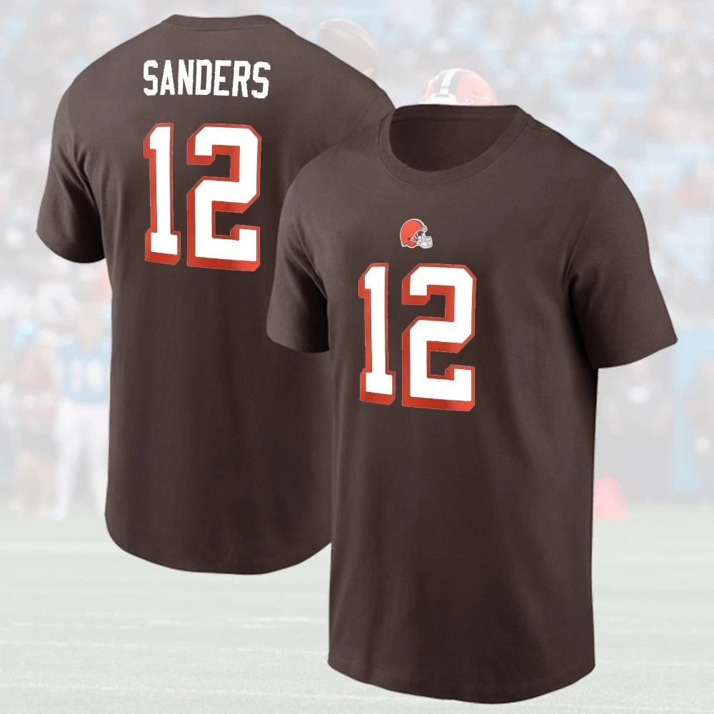 Shedeur Sanders #12 Cleveland 2025 Football Player Name & Number