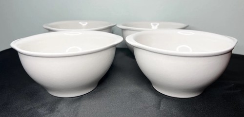 Over And Back Soup/Cereal Bowl Set of 4 Portugal 4 Pcs Classic 5.5”x3” White NEW - Picture 11 of 24
