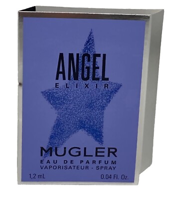 Thierry Mugler Angel Elixir 0.04 oz 1.2 ml EDP Spray Mini Travel Sample Vial