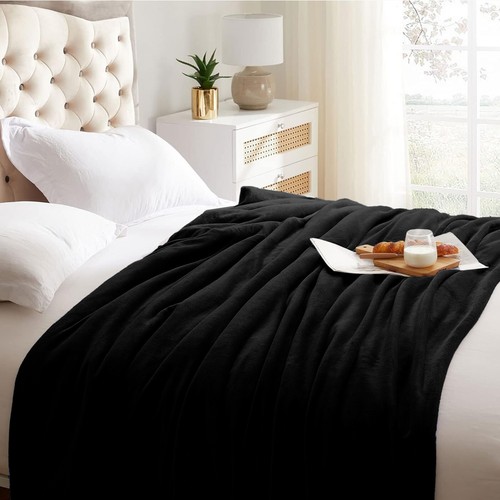 Super Soft Fleece Blanket Sofa Bed Throw Large Faux Fur Reversible Travel Throw - Picture 52 of 82