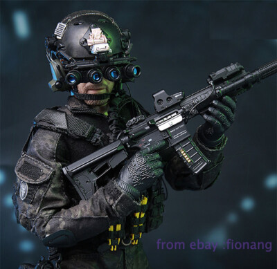 U.S. Seals Night Jump M013 Military Model 1/6 Soldiers Male Gifts