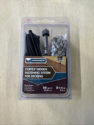 Veranda Cortex Hidden Fastening System For Decking 