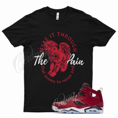 Black TP Shirt for J1 Flight Club '91 Gym Red White Flint Dunk 1 Max 12