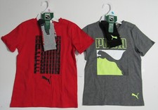 Boys Youth Graphic Logo Puma Tshirt and Socks 2 Piece Set Nwt