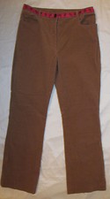 LILLY PULITZER corduroy beige camel brown turtle waistband jeans pants 8 NWOT