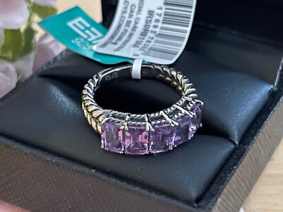 effy collection Amethyst Statement Ring 2-7/8 ct. t.w. in Sterling Silber US 7