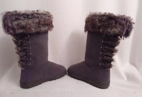 M Grijze Rampage Mirco 5 Rug Laarzen Linnen Maat Suede Winter 7 wBB6q