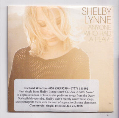 (LK403) Shelby Lynne, Anyone Who Had A Heart - 2008 DJ CD