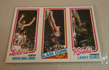 1980-81 TOPPS KAREEM ABDUL JABBAR JOHN SHUMATE LARRY DEMIC