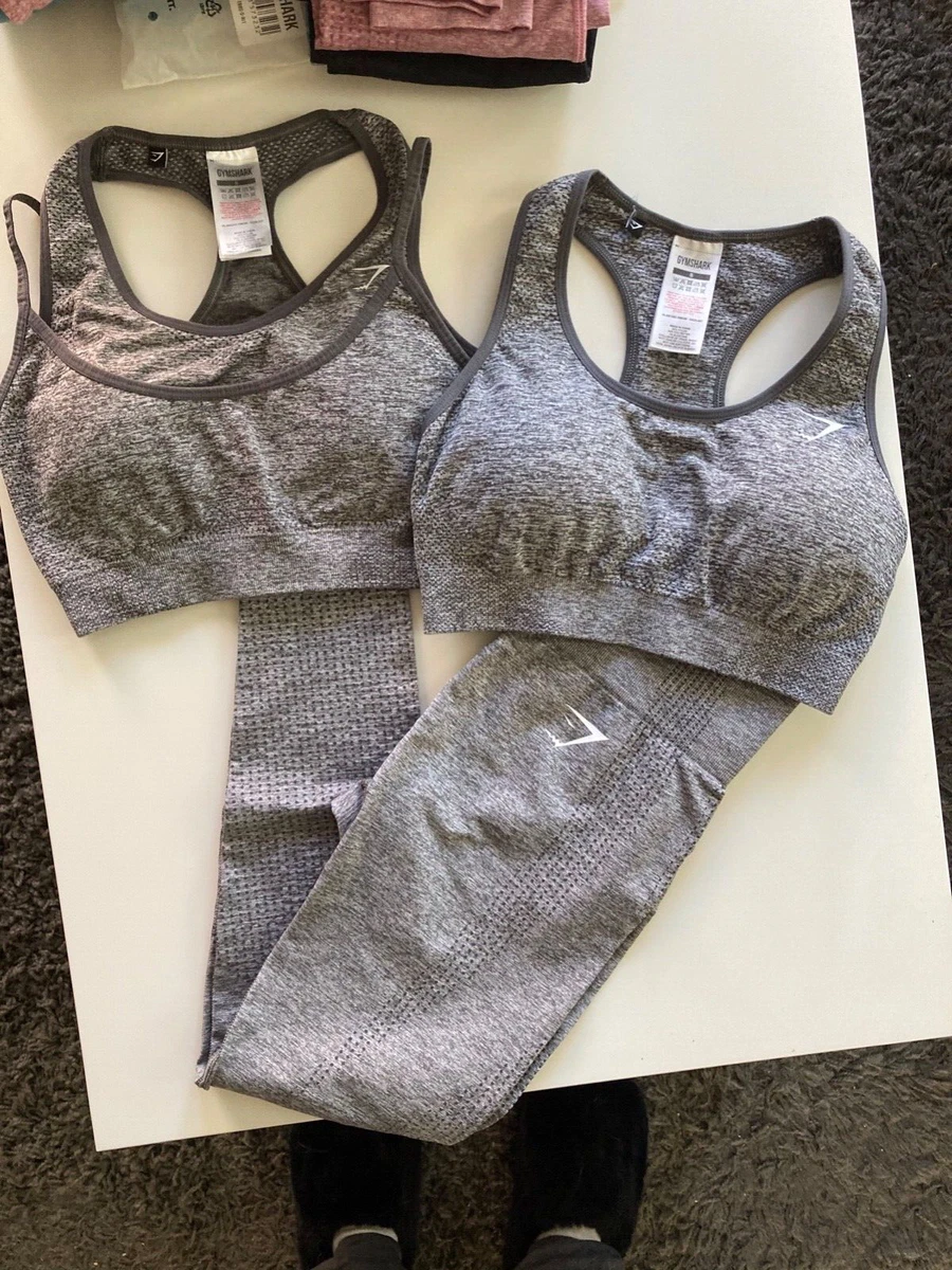 Gymshark Vital Seamless Set Leggings Bra Vital Rise Smokey Grey