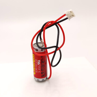 Batteria Al Litio ER10/28 (ER10280) 3,6V Con Spina – Ricambio Per Mitsubishi FX2NC-32BL