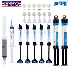 DENTEX Universal Dental Light Cure /Dual cure Flow Resin Composite Resin Core US