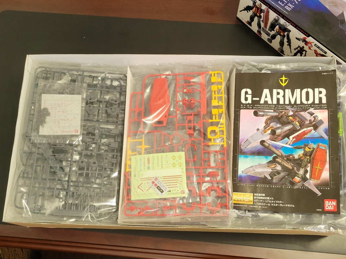 Bandai MG 1/100 RX-78 Gundam G-Armor + G-Fighter Real Type Color