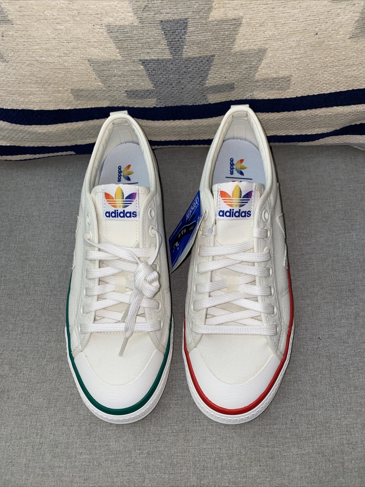Size 10.5 - adidas Nizza Pride 2019 for 