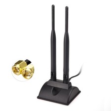 Bingfu Dual WiFi Antenna RP-SMA Male 2.4GHz 5GHz Dual Band Antenna for WiFi