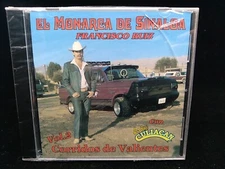 CD-📀-EL MONARCA DE SINALOA-FRANCISCO RUIZ-CORRIDOS DE VALIENTES VOL.2-1995...