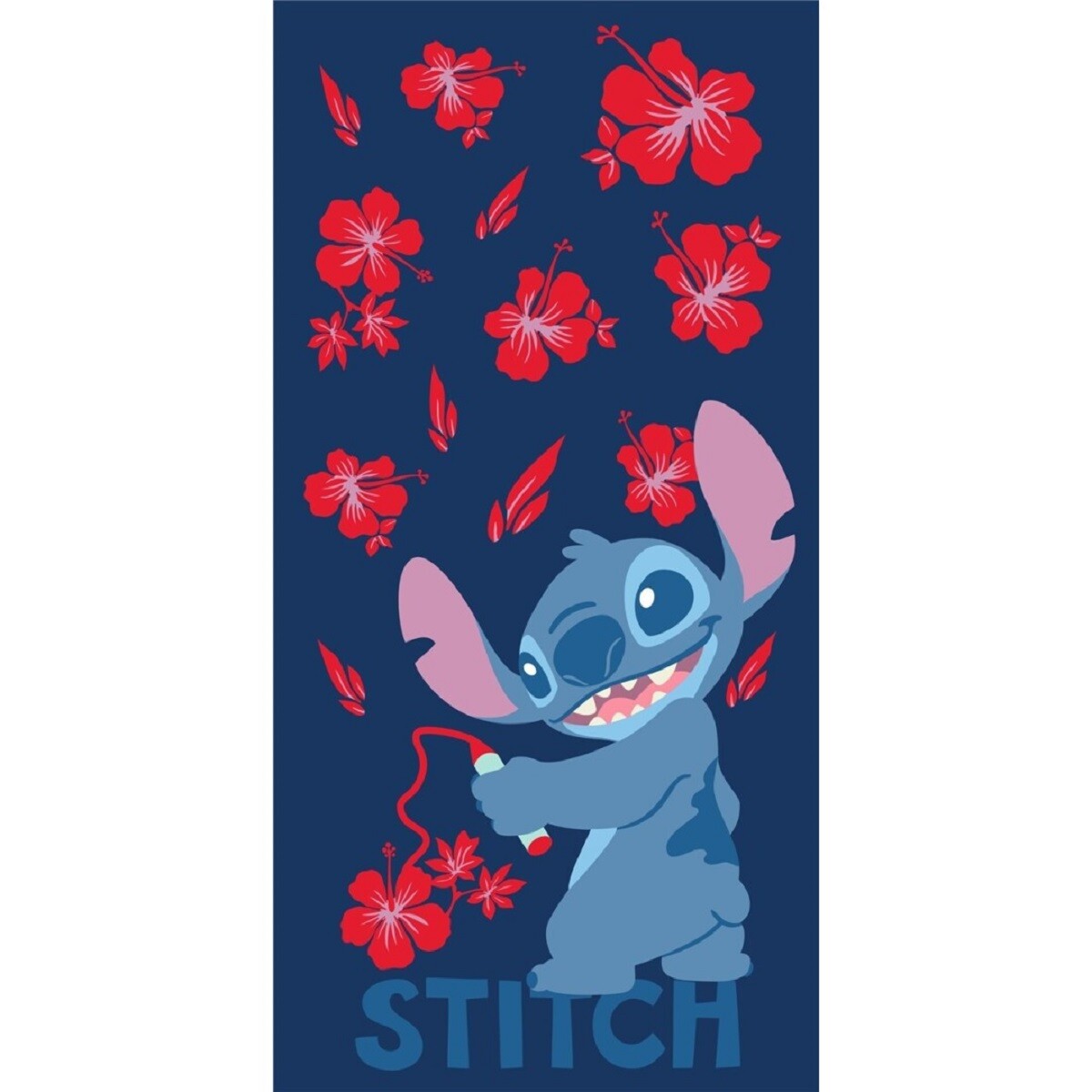 Lilo - Stitch Strandtuch 170x90 cm Weiches - saugfähiges Badehandtuch für Fans