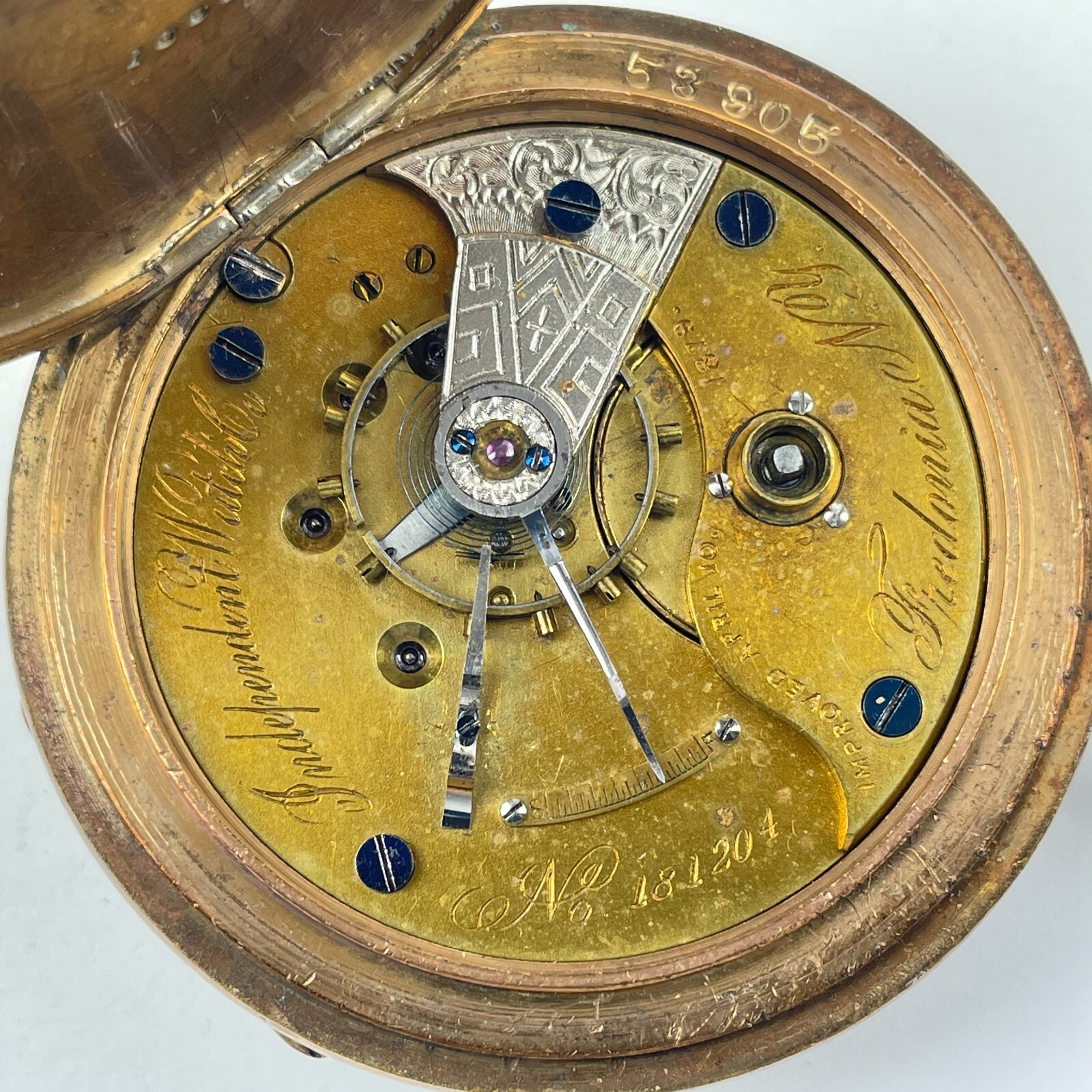Illinois Watch Co. Grade Columbia Pocket Watch image 1