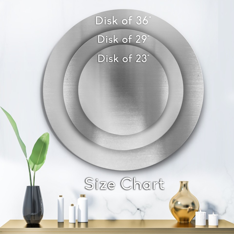 Designart 'Voice Inside' Abstract Digital Art Circle Wall Small eBay
