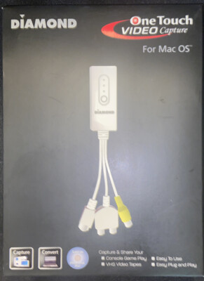 Diamond Multimedia VC500MAC USB 2.0 One Touch VHS to DVD Video Capture Device...