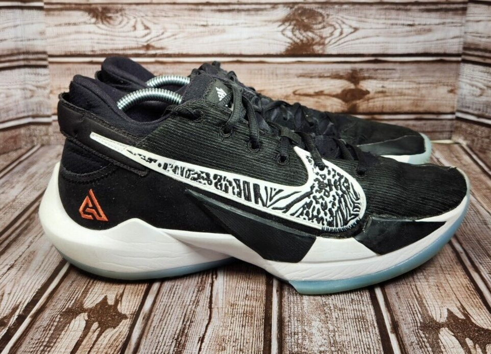 SAOLA Scarpe sneakers NIKE Zoom Freak 2 uomo 10 basket nero bianco CK5424 001