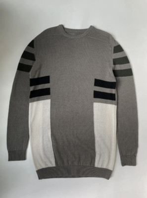 Rick Owens S/S 2020 ''Tecuatl'' Colour Block Wollpullover Größe M