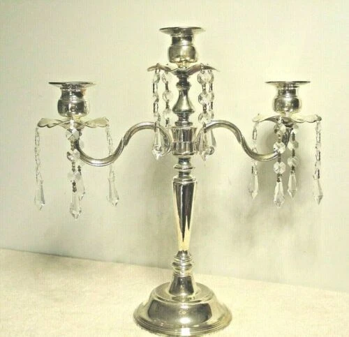 Godinger Silver Plated Candle Candelabras