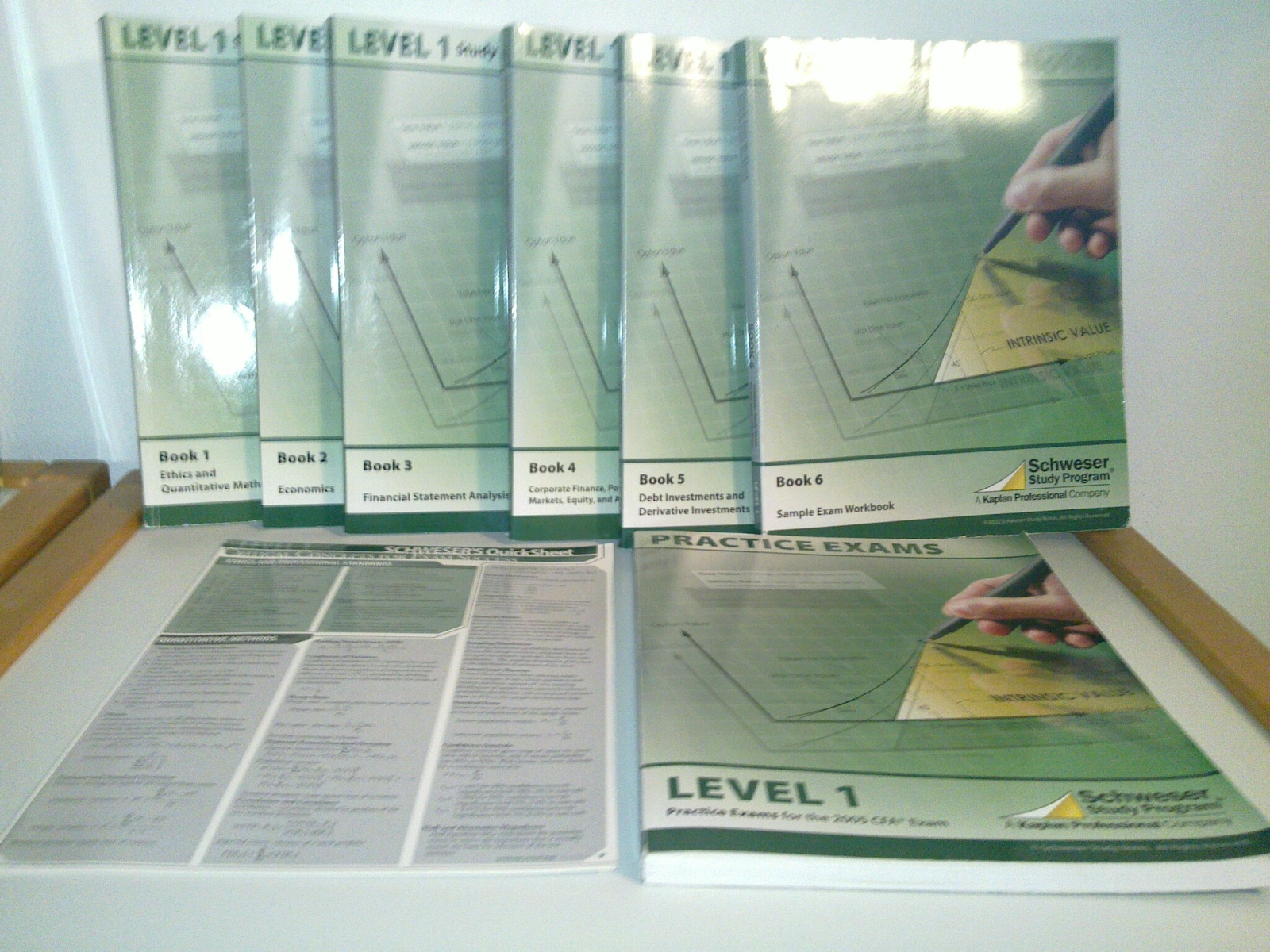 2011 CFA Kaplan Schweser Practice Exams for the 2011 CFA Exam (Level 1 Volum...-image