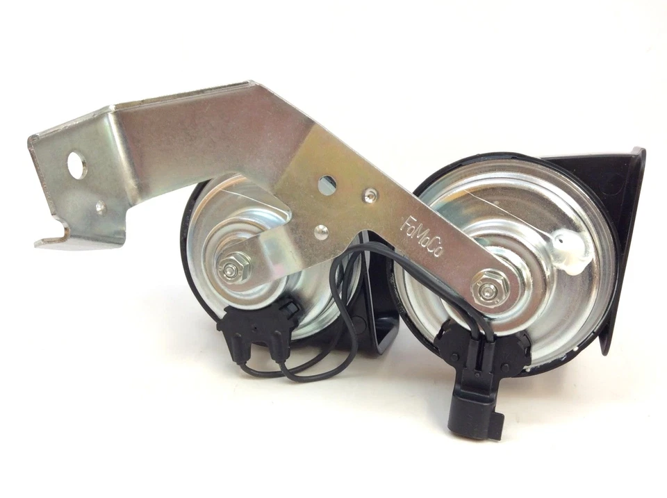 Bocina eléctrica Ford Transit Connect 14-18 doble nota alta baja con soporte nueva OEM Foto 2 de 4