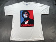 White Chicano Comedian George Lopez Mexican American Stand Up comedy Shirt lrg