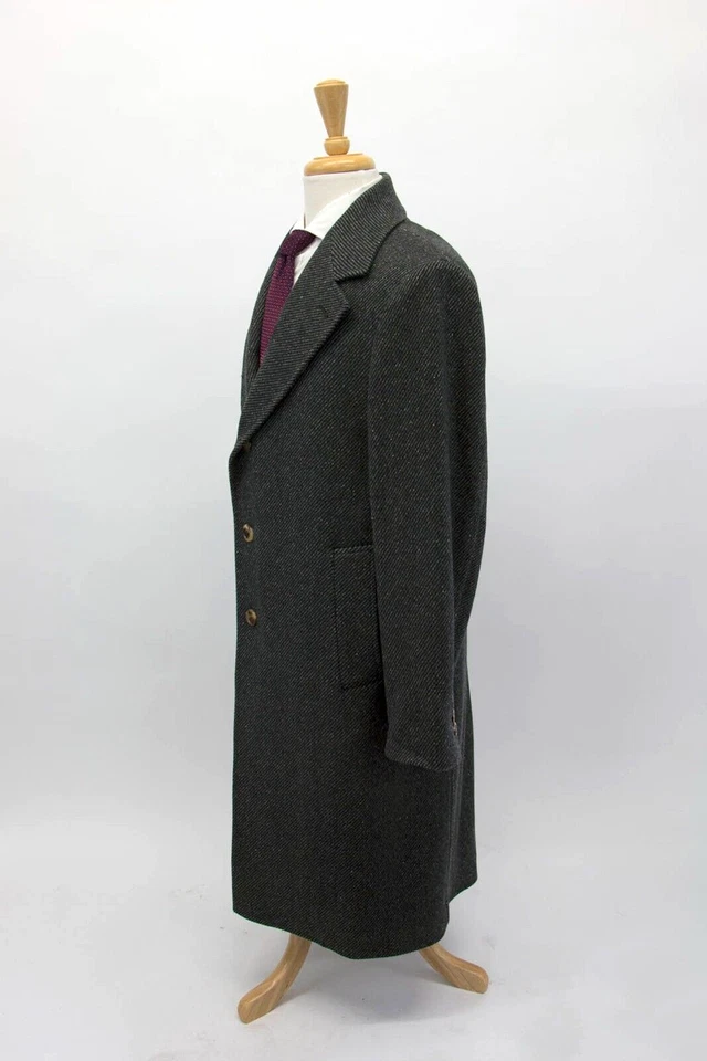 NWT$7495 Brunello Cucinelli Men Cashmere-Silk-Wool Striped Overcoat 48/38US A252 - Image 4 of 4