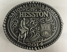 2014 NATIONAL FINALS RODEO - HESSTON - Wrangler NFR - Belt BUCKLE