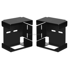 Pair Of Steel Tail Brake Light Guard Square Mount Box Trailer Truck Over 80 Inch