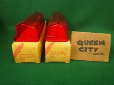 Pair Of Nosnors 1962 Buick Tail Light Lens Lesabre Invicta 5952955 5952956