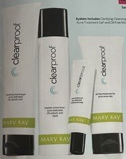 Mary Kay ClearProof Acne System 4 Four Peice Set Full Size