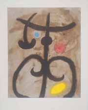 Joan MIRO : Soeurs jumelles, Lithographie signée