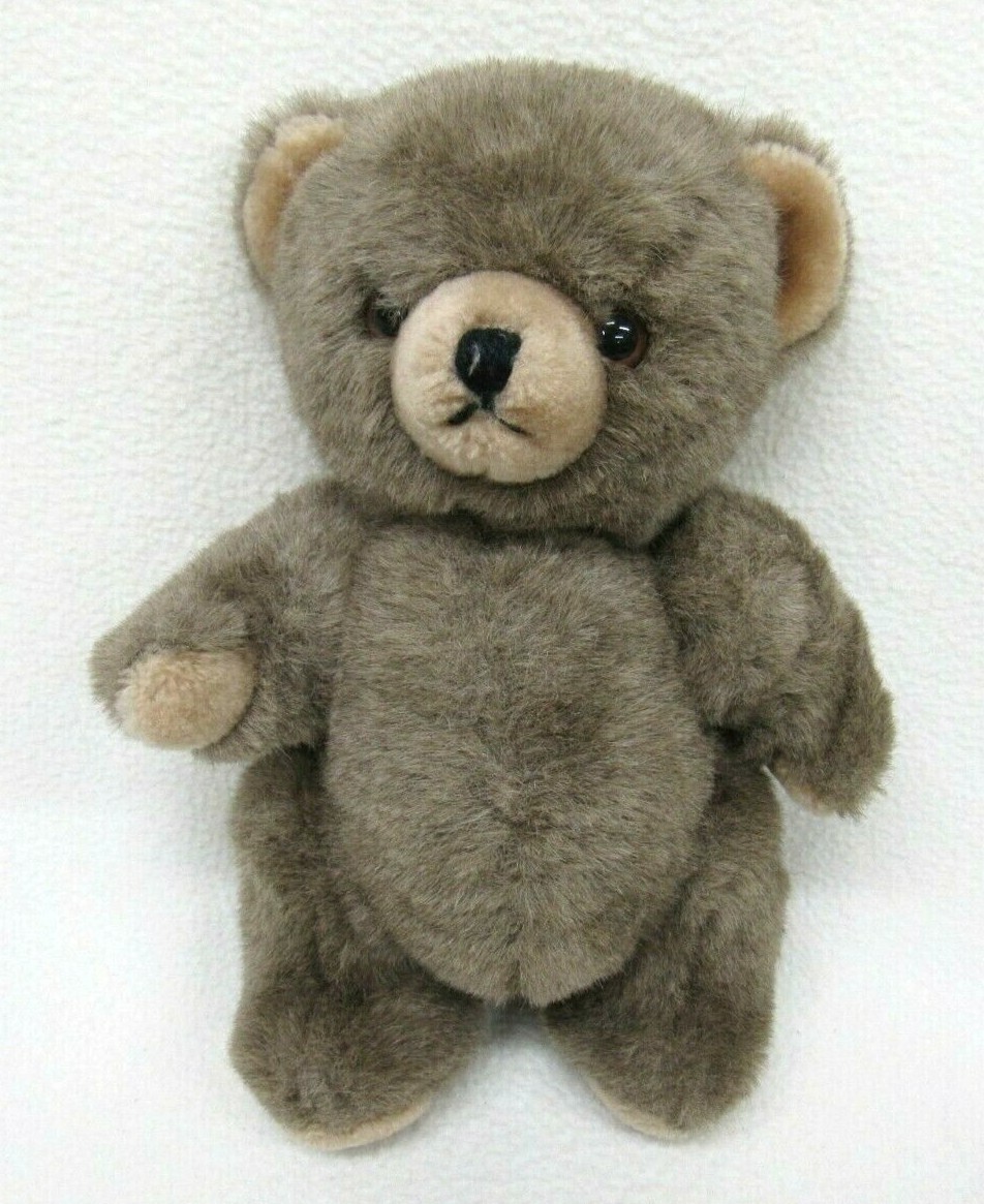 Vtg Gund Teddy Bear 1980 Brown Jointed 11