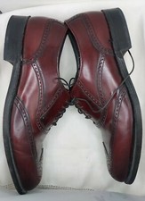 Dexter W765-4 Burgundy Wingtip Oxford Mens Size 7 1/2M Made In USA Leather Sole