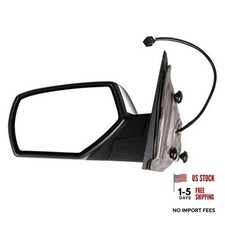 Driver Side Mirrors, Power Heated Left Rear View Mirrors Chrome fit 2014 2015