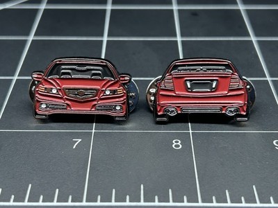 Acura TL 2004-08 Type-S Moroccan Red Pearl (MRP) Front & Rear End car pin