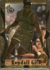 Kendall Gill 1994-95 Topps Embossed #90 Golden Idols Seattle SuperSonics